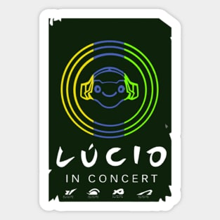 Lucio In Concert Sticker